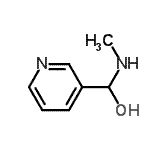 CAS 登录号：173178-63-7， (甲基氨基)(3-吡啶基)甲醇