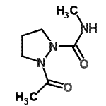 CAS#: 173414-21-6, 2-Acetyl-N-Methyl-1-Pyrazolidinecarboxamide