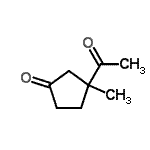 CAS 登录号：173547-34-7， 3-乙酰基-3-甲基环戊酮