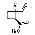 CAS 登录号：173829-76-0， 1-[(1S,2S)-2-甲基-2-乙烯基环丁基]乙酮