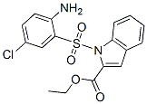 CAS 登录号：173908-47-9， 1-(2-氨基-5-氯苯基)磺酰基吲哚-2-羧酸乙酯
