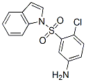 CAS 登录号：173908-48-0， 4-氯-3-吲哚-1-基磺酰基苯胺
