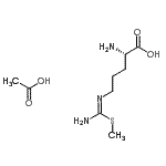 CAS#: 174063-92-4, N<sup>5</sup>-[(Methylsulfanyl)carbonoimidoyl]-L-ornithine acetate (1:1)