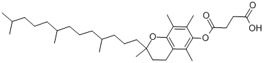 CAS 登录号：17407-37-3， DL-alpha-生育酚琥珀酸盐