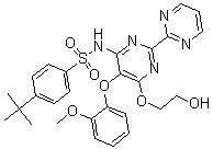 CAS 登录号：174227-18-0， N-[6-(2-羟基乙氧基)-5-(2-甲氧基苯氧基)-2-嘧啶-2-基-嘧啶-4-基]-4-叔丁基-苯磺酰胺