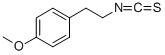 CAS 登录号：17427-37-1， 1-(2-异硫氰酸基-乙基)-4-甲氧基-苯