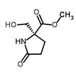 CAS 登录号：174283-18-2， 甲基2-(羟基甲基)-5-氧代-D-脯氨酸酯