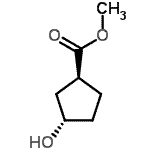 CAS 登录号：174292-58-1， 甲基(1S,3S)-3-羟基环戊烷-1-羧酸酯
