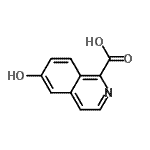 CAS 登录号：174299-07-1， 6-羟基-1-异喹啉羧酸