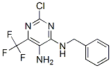 CAS 登录号：1743-95-9， 2-氯-N4-(苯基甲基)-6-(三氟甲基)-4,5-嘧啶二胺
