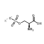 CAS 登录号：17436-02-1， 钾;[(2S)-2-氨基-2-羧基-乙基]硫酸盐