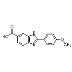 CAS#: 174422-17-4, 2-(4-Methoxyphenyl)-1H-Benzimidazole-5-Carboxylic Acid