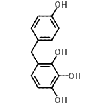 CAS 登录号：174462-43-2， 4-(4-羟基苄基)-1,2,3-苯三醇