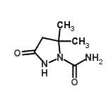 CAS#: 174470-58-7, 5,5-Dimethyl-3-Oxo-1-Pyrazolidinecarboxamide