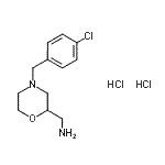 CAS 登录号：174560-80-6， 1-[4-(4-氯苄基)-2-吗啉基]甲胺二盐酸盐