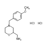 CAS 登录号：174560-85-1， 1-[4-(4-甲氧基苄基)-2-吗啉基]甲胺二盐酸盐