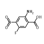 CAS 登录号：174566-51-9， 2-氨基-5-氟-4-硝基苯甲酸