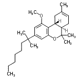 CAS#: 174627-50-0, (6aR,10aR)-1-Methoxy-6,6,9-Trimethyl-3-(2-Methyl-2-Octanyl)-6A,7,10,10A-Tetrahydro-6H-Benzo[c]Chromene