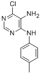 CAS 登录号：17465-94-0， 6-氯-N4-(4-甲基苯基)-4,5-嘧啶二胺