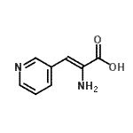 CAS 登录号：17470-26-7， (2Z)-2-氨基-3-(3-吡啶基)丙烯酸