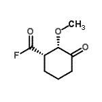 CAS 登录号：174709-89-8， (1S,2S)-2-甲氧基-3-氧代环己烷羰基氟化物