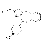 CAS#: 174756-45-7, [4-(4-Methyl-1-Piperazinyl)-10H-Thieno[2,3-b][1,5]Benzodiazepin-2-Yl]Methanol
