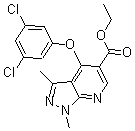 CAS#: 174842-36-5, 4-(3,5-Dichlorophenoxy)-1,3-Dimethyl-1H-Pyrazolo[3,4-b]Pyridine-5-carboxylic Acid Ethyl Ester