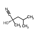 CAS 登录号：174849-23-1， (2S)-2-羟基-2,4-二甲基戊腈