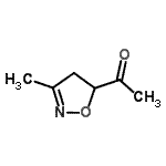 CAS#: 17492-61-4, 1-(3-Methyl-4,5-Dihydro-1,2-Oxazol-5-Yl)Ethanone