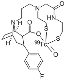 CAS#: 175096-66-9, (N-(2-((3'-N'-Propyl-3''beta-(4-fluorophenyl)tropane-2''beta-carboxylic acid methyl ester)(2-mercaptoethyl)amino)acetyl)-2-aminoethanethiolato)technetium-99m(V) oxide