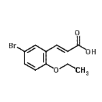CAS 登录号：175135-12-3， (2E)-3-(5-溴-2-乙氧基苯基)丙烯酸
