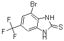 CAS#: 175135-17-8, 4-Bromo-1,3-Dihydro-6-(Trifluoromethyl)-2H-Benzimidazole-2-Thione