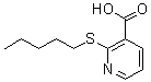 CAS 登录号：175135-23-6， 2-(戊基硫代)-3-吡啶羧酸