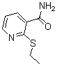 CAS 登录号：175135-27-0， 2-(乙硫基)-3-吡啶甲酰胺