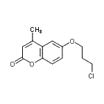 CAS 登录号：175135-91-8， 6-(3-氯丙氧基)-4-甲基-2H-苯并吡喃-2-酮