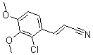 CAS#: 175136-03-5, 3-(2-Chloro-3,4-Dimethoxyphenyl)-2-Propenenitrile