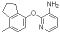 CAS#: 175136-11-5, 2-[(2,3-Dihydro-7-Methyl-1H-Inden-4-Yl)Oxy]-3-Pyridinamine