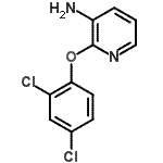 CAS 登录号：175136-22-8， 2-(2,4-二氯苯氧基)-3-吡啶胺