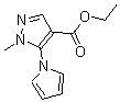 CAS 登录号：175137-01-6， 1-甲基-5-(1H-吡咯-1-基)-1H-吡唑-4-羧酸乙酯