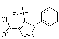 CAS 登录号：175137-14-1， 1-苯基-5-(三氟甲基)-1H-吡唑-4-甲酰氯