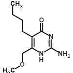 CAS 登录号：175137-37-8， 2-氨基-5-丁基-6-(甲氧基甲基)-4(1H)-嘧啶酮