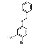 CAS 登录号：17515-80-9， 4-(苄氧基)-1-溴-2-甲基苯