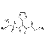 CAS#: 175201-79-3, Methyl 4-(Isopropylsulfonyl)-3-(1H-Pyrrol-1-Yl)-2-Thiophenecarboxylate