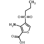 CAS 登录号：175201-91-9， 3-氨基-4-(丙基磺酰基)-2-噻吩羧酸