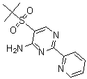 CAS#: 175202-19-4, 5-[(1,1-Dimethylethyl)Sulfonyl]-2-(2-Pyridinyl)-4-Pyrimidinamine