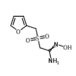CAS 登录号：175202-39-8， 2-[(2-呋喃甲基)磺酰基]-N'-羟基乙脒