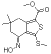 CAS#: 175202-59-2, 4,5,6,7-Tetrahydro-4-(Hydroxyimino)-6,6-Dimethyl-3-(Methylthio)-Benzo[c]Thiophene-1-carboxylic Acid Methyl ester