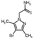 CAS#: 175202-68-3, 2-(4-Bromo-3,5-Dimethyl-1H-Pyrazol-1-Yl)Ethanethioamide