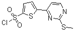 CAS#: 175202-76-3, 5-[2-(Methylthio)-4-Pyrimidinyl]-2-Thiophenesulfonylchloride