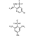 CAS 登录号：175203-07-3， {[5-氯-3-(三氟甲基)-2-吡啶基](甲基)-lambda<sup>4</sup>-硫代}铵2,4,6-三甲基苯磺酸盐